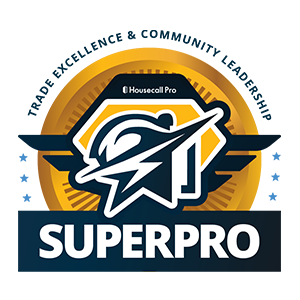 Superpro logo for plumbing services in Geo City